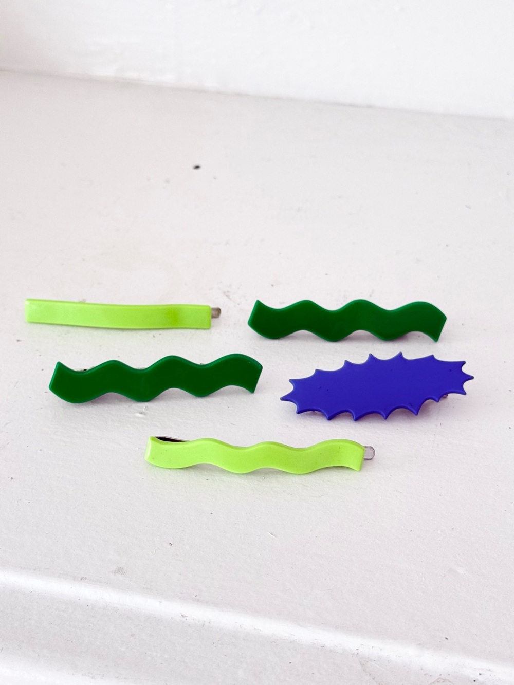 ✦ maximalist colorful chunks hair clips bundle ✦